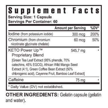 Slender FX: Keto Power Up (60 Capsules)