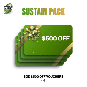 Vitaegene Sustain Pack | SGD 500 Coupon × 4