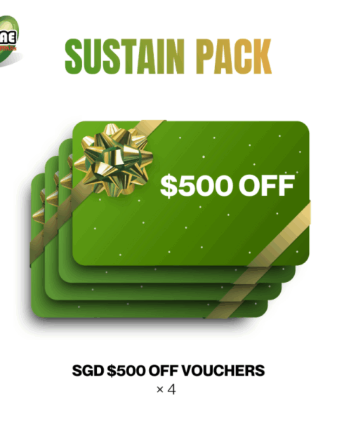 Vitaegene Sustain Pack | SGD 500 Coupon × 4